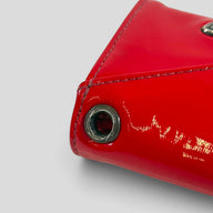 Chrome Hearts Patent Enamel Leather Wallet in Red