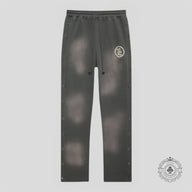 Hellstar Mirror Face Sweatpants in Grey