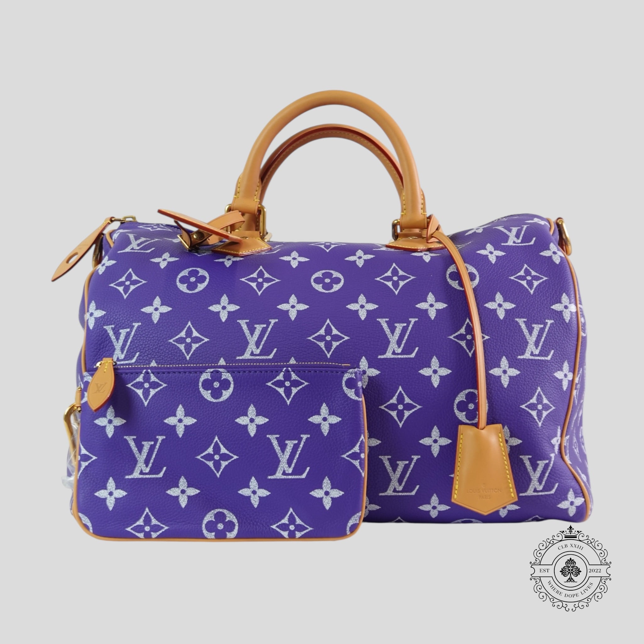 Louis Vuitton Speedy P9 Bandoulière 40 in Purple