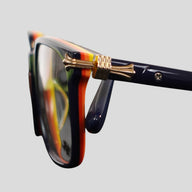 Chrome Hearts Thirst Trap Glasses in Navy/Multicolor