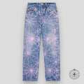 Sp5der AOP Vintage 501 Denim Pink Web