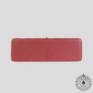 Chanel Caviar Leather Jumbo Quilted Flap Bag in Pink