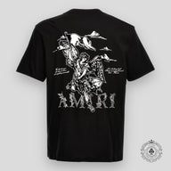 Amiri Angel Tee in Black