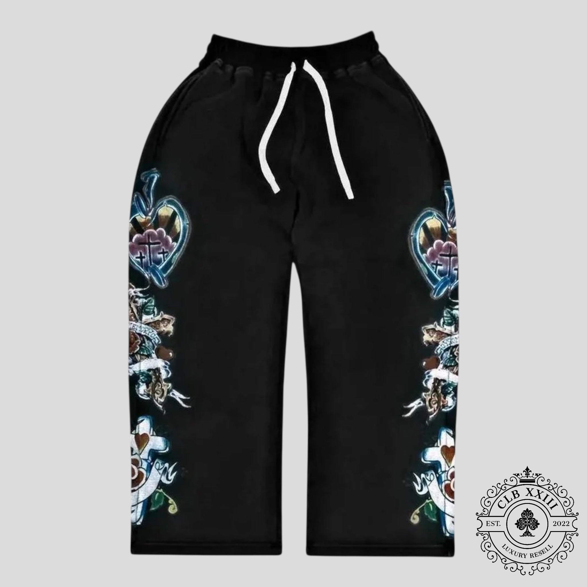 Righteous Risen King Sweatpants in Black