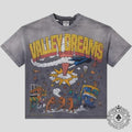 Vale Faded Chaos Bling Tee in Grey
