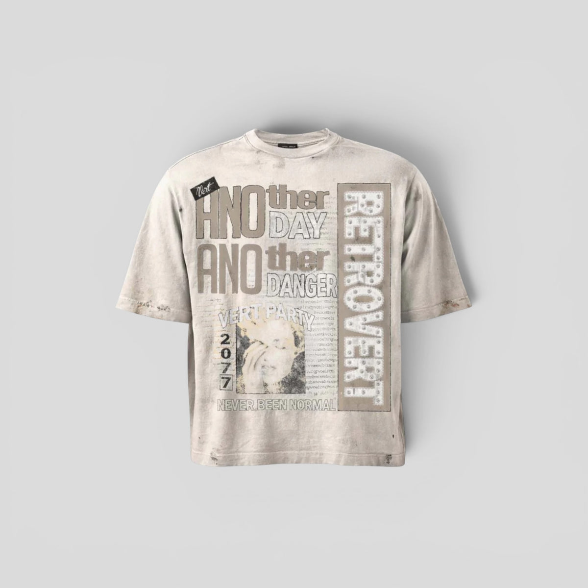Retrovert Another Day Tee in White