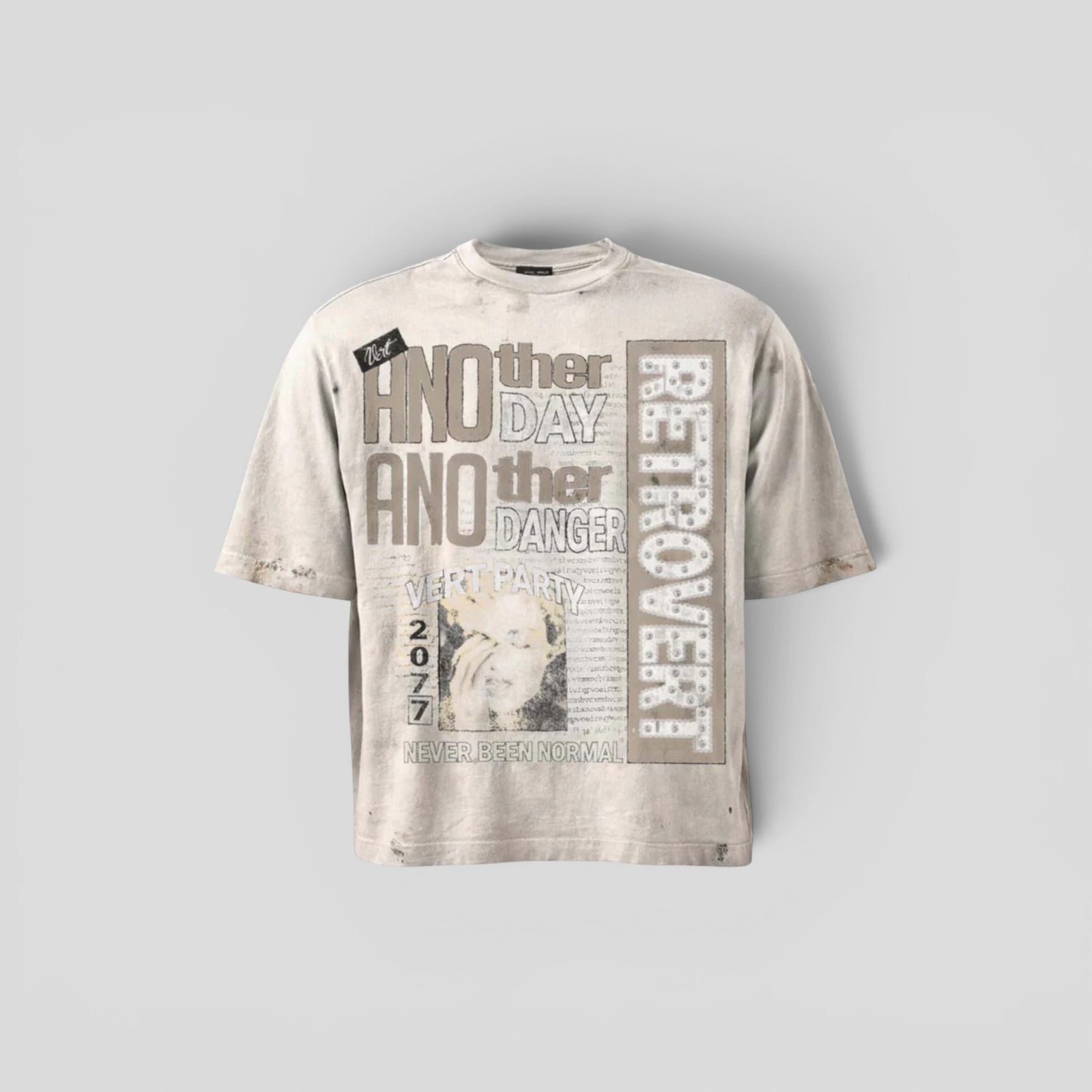 Retrovert Another Day Tee in White