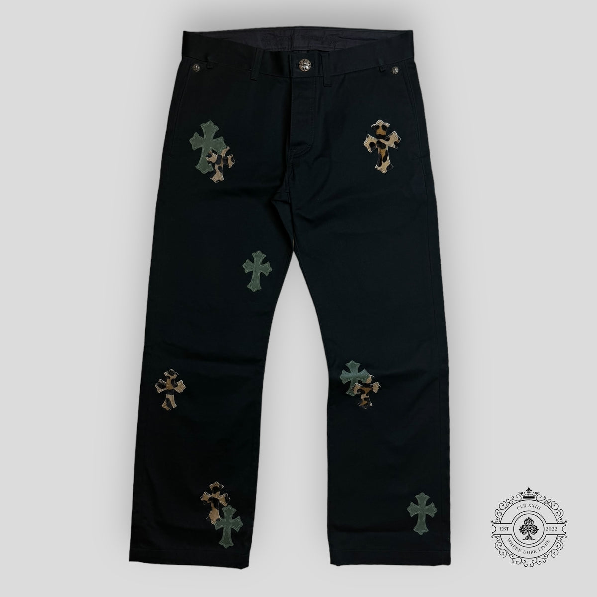 Chrome Hearts Cross Patch Chino Pants
