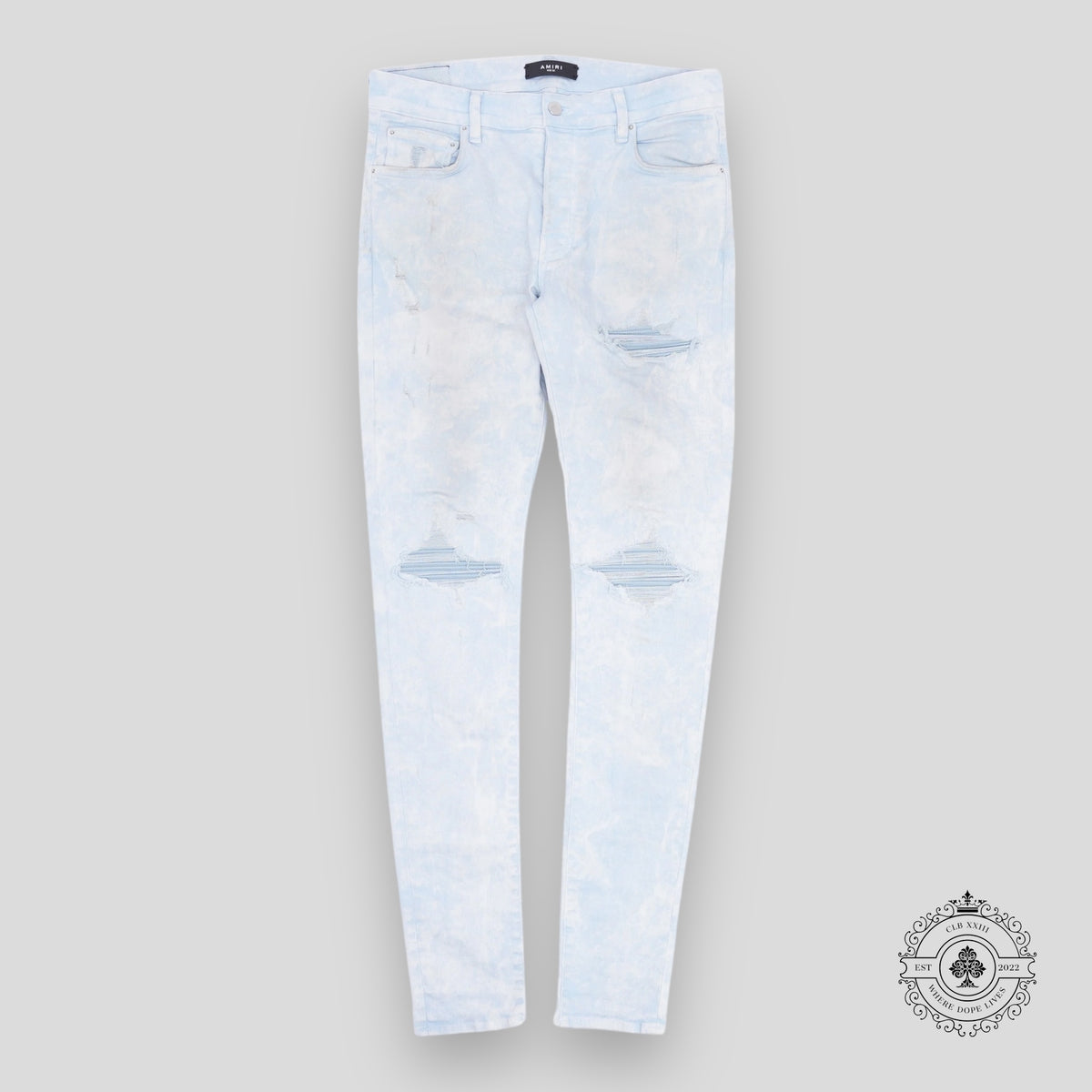 Amiri Mineral Wash MX1 Jeans in Blue
