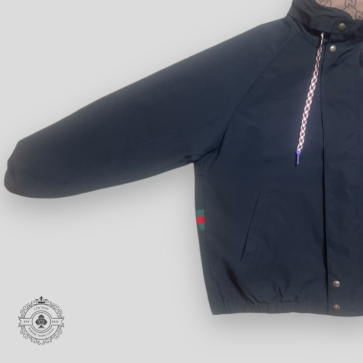 Gucci Reversable Tech Bomber Jacket