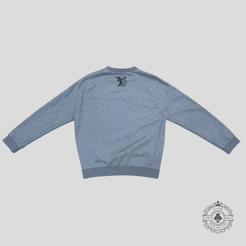 Louis Vuitton Nigo Squared LV Crewneck in Grey