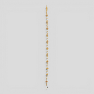 Chrome Hearts 22KT Tiny E Bracelet with Ruby