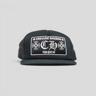 Chrome Hearts CH Patch Aspen Trucker Hat in Black