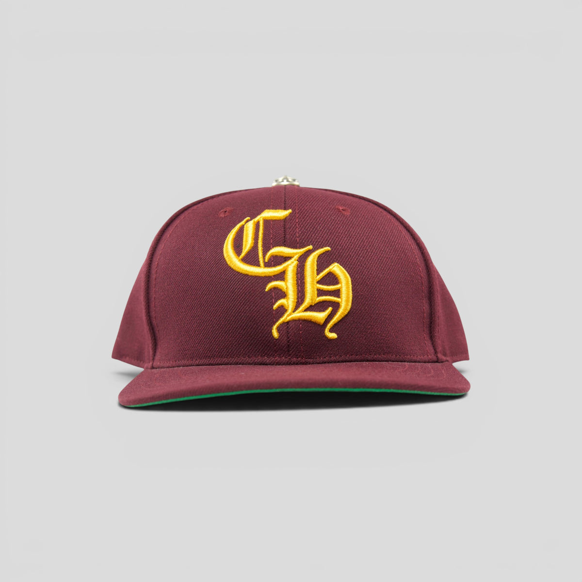 Chrome Hearts CH Embroidered Hat in Maroon