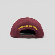 Chrome Hearts CH Embroidered Hat in Maroon