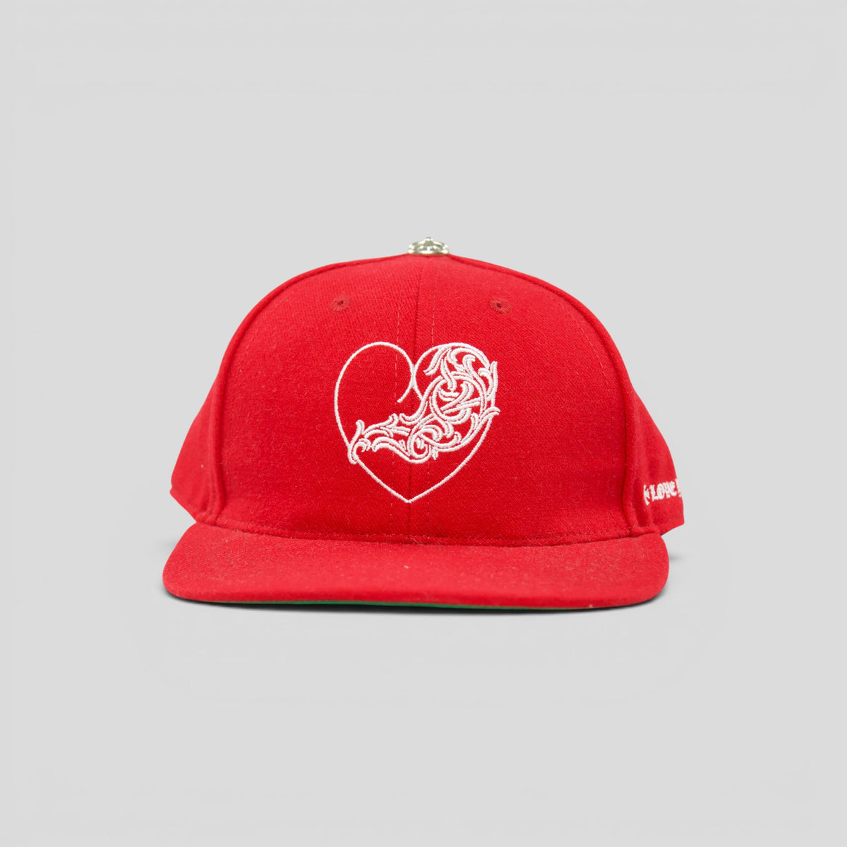 Chrome Hearts Vine Hearts 6-Panel in Red