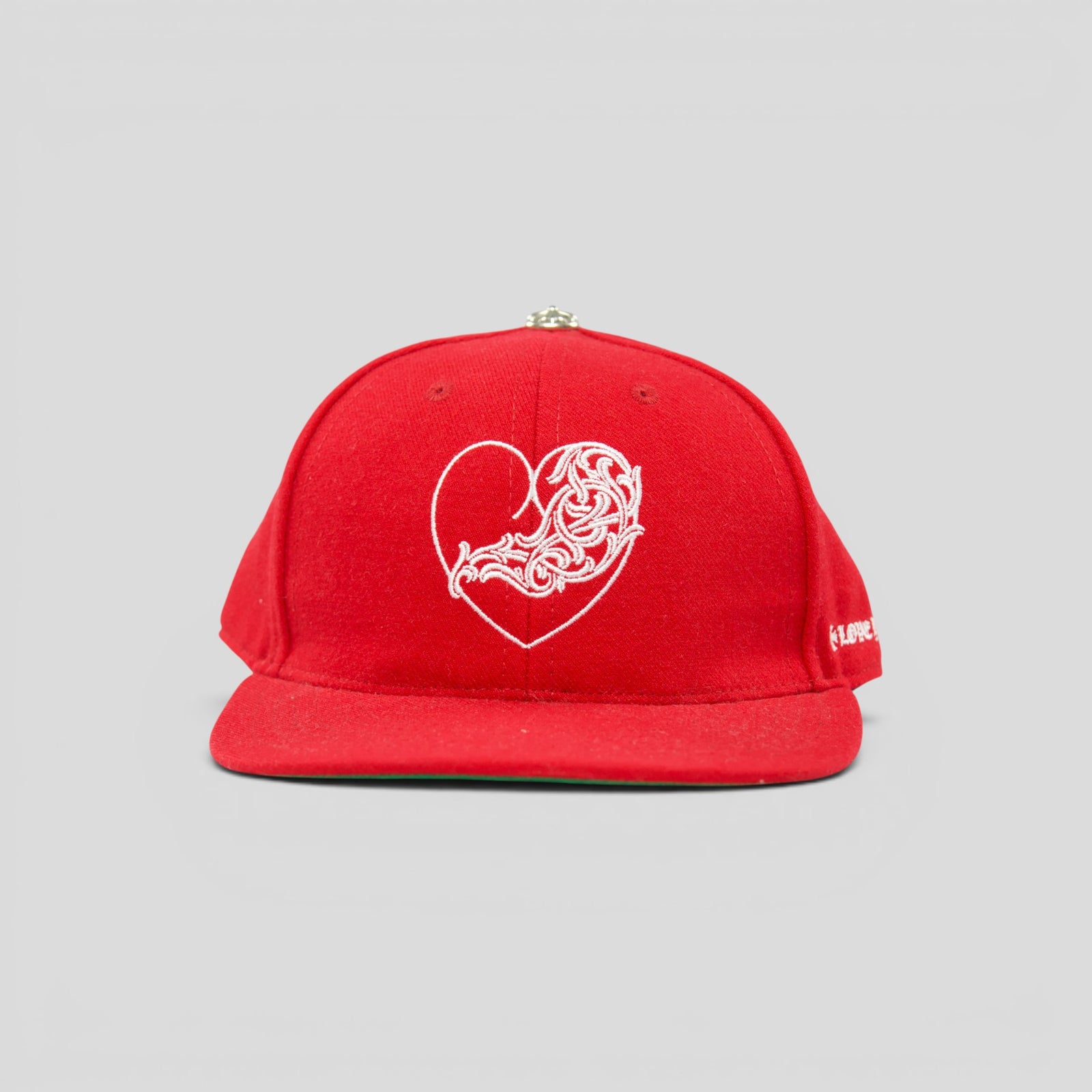 Chrome Hearts Vine Hearts 6-Panel in Red