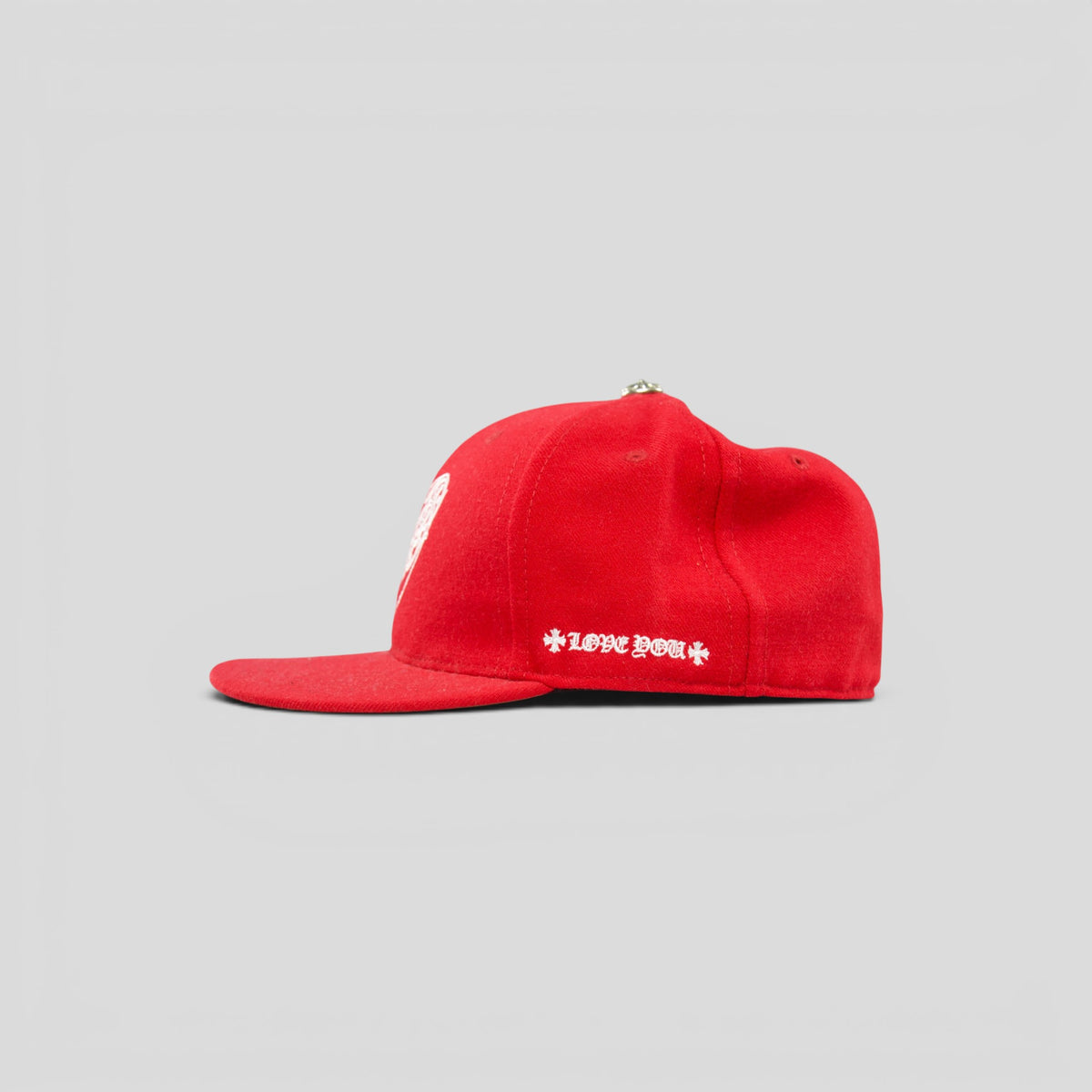 Chrome Hearts Vine Hearts 6-Panel in Red