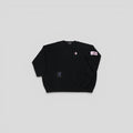 Raf Simons X Fred Perry Oversized Laurel Wreath Sweater in Black