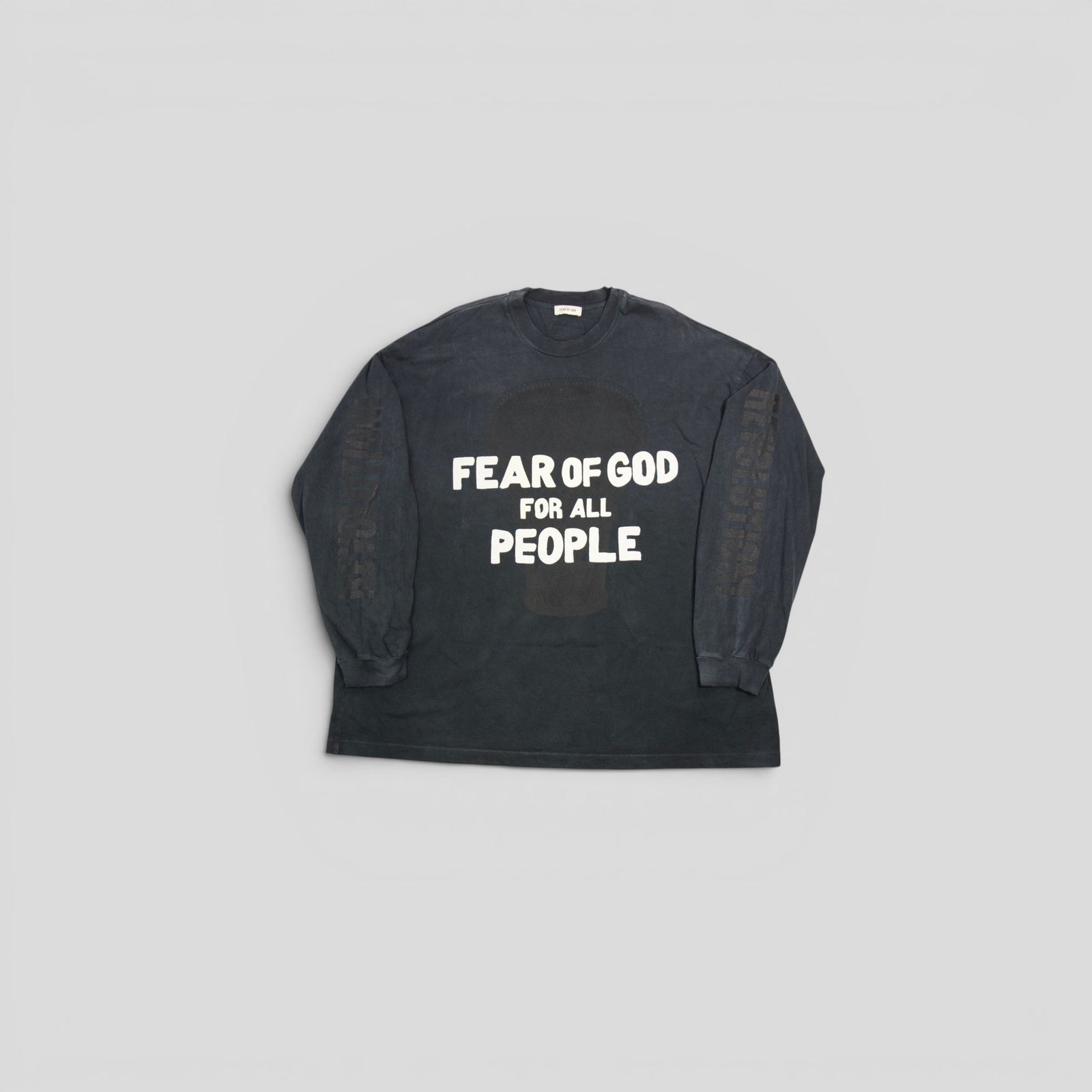 Fear of God For All People Long Sleeve in Black