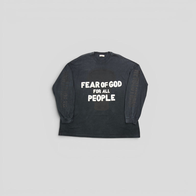 Fear of God For All People Long Sleeve in Black
