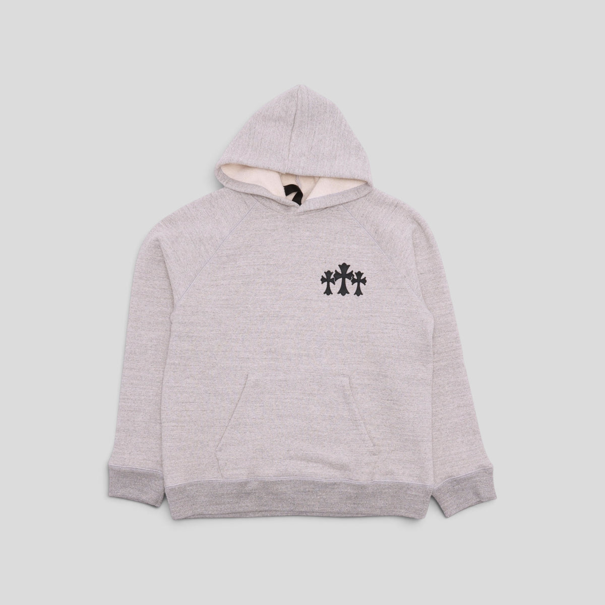 Chrome Hearts Cemetery Cross Seven-11 Hoodie in Grey