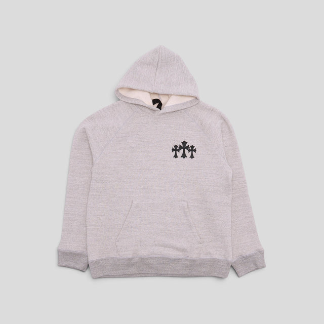Chrome Hearts Cemetery Cross Seven-11 Hoodie in Grey