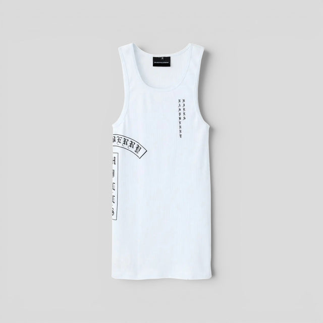 GV Gallery Raspberry Hills Chrome Look-Alike Tank Top in White