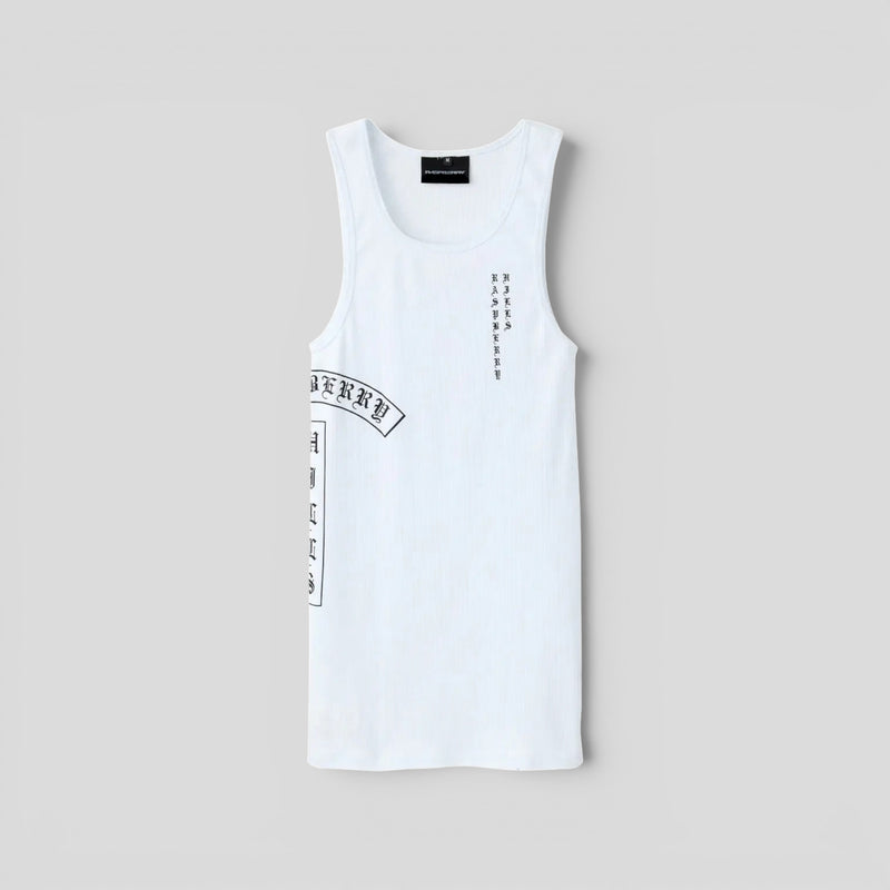 GV Gallery Raspberry Hills Chrome Look-Alike Tank Top in White