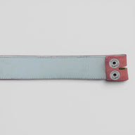 Chrome Hearts Pink Patent Leather Belt Strap