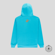 Sp5der Punk V2 Hoodie in Cyan