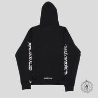 Chrome Hearts 1988 Vertical Logo Hoodie in Black/Silver