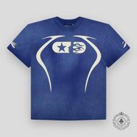 Hellstar Warm Up Tee in Blue