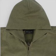Balenciaga Hooded Zip Up in Khaki