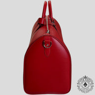 Louis Vuitton x Supreme Keepall Bandouliere EPI 45 in Red