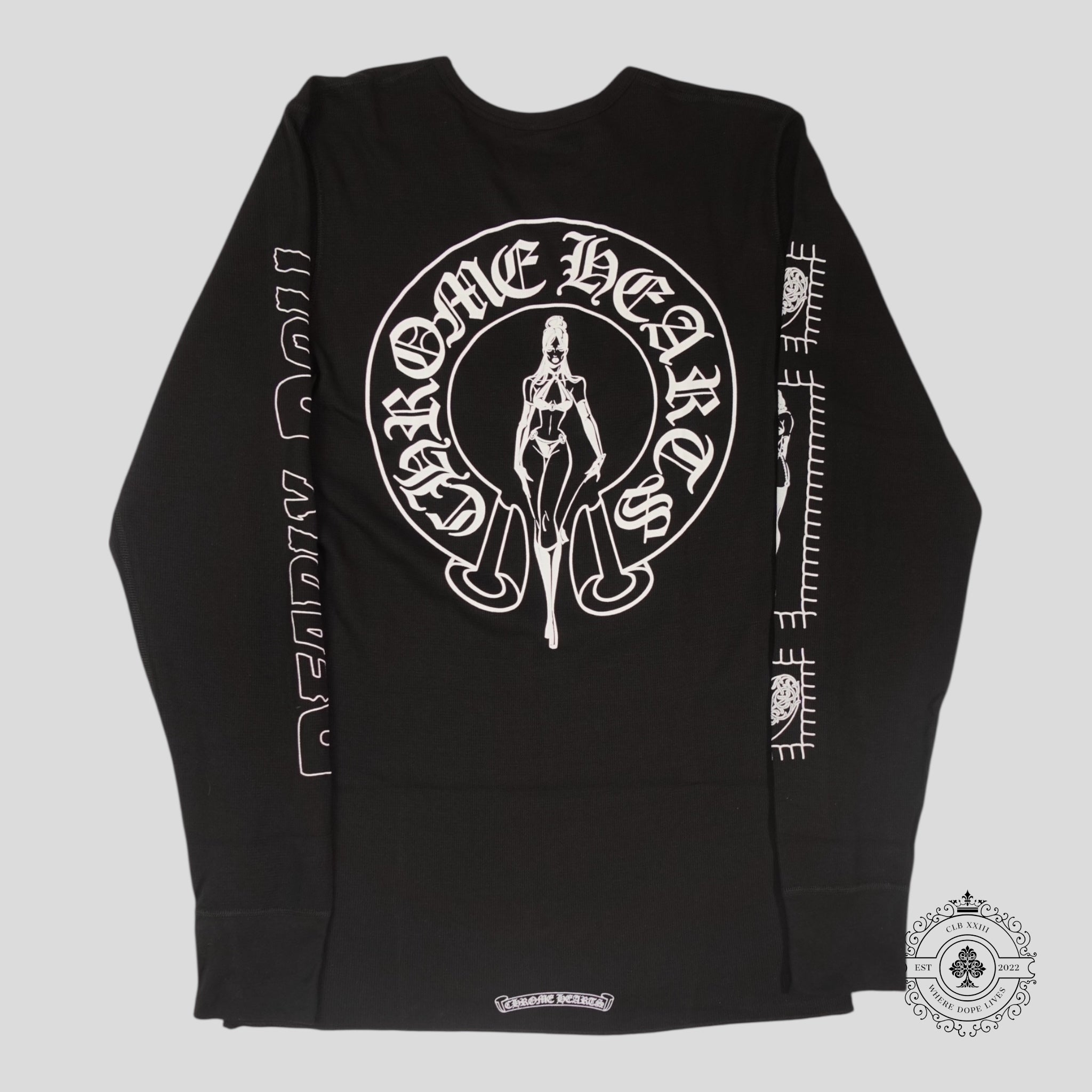 Chrome Hearts Deadly Doll Thermal Shirt in Black