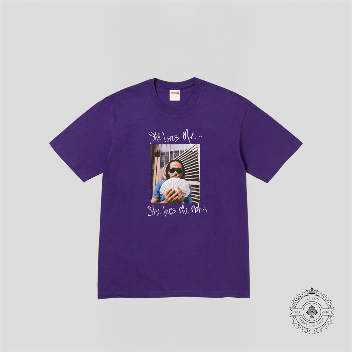 Supreme Max B T-Shirt in Purple