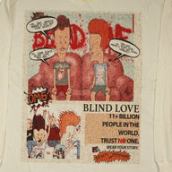 Blind Love God's Perfect Idiot Tee in Cream