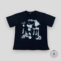 Enfants Riches Déprimés Cellophane T-Shirt in Faded Black