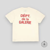Gallery Dept. French Tee in Cream/Red