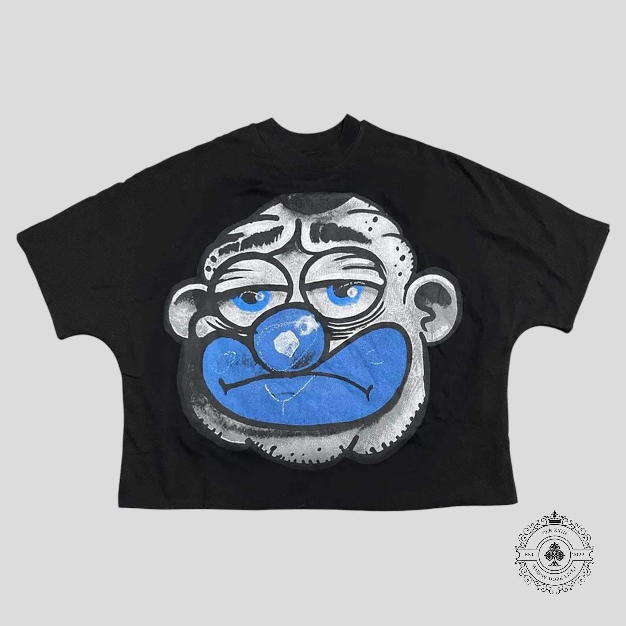 Billionaire Studios Bloo Frown Tee in Black