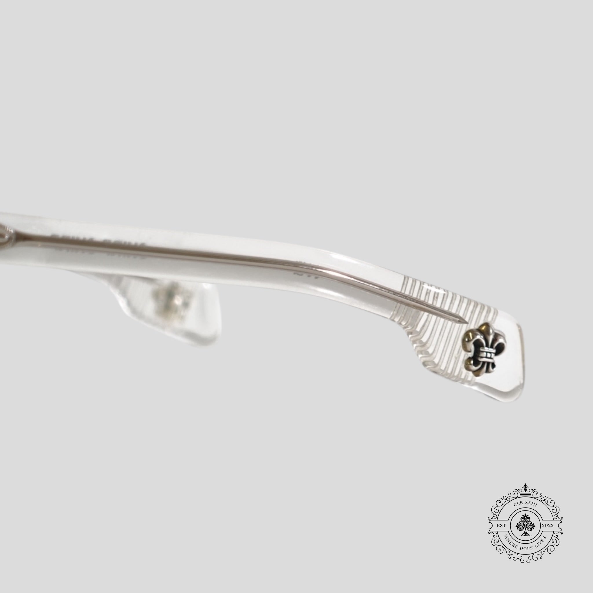 Chrome Hearts Chirp Chirp Sunglasses in Clear / Silver