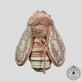 Dior Bee Keychain in Purple