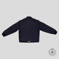 Chrome Hearts Faux Fur Lined Cemetery Patch Racing Jacket