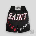 Saint Michael Boxing Shorts in Black