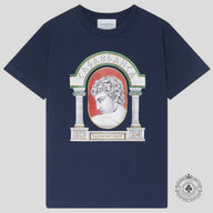 Casablanca La Medaille Tee in Navy