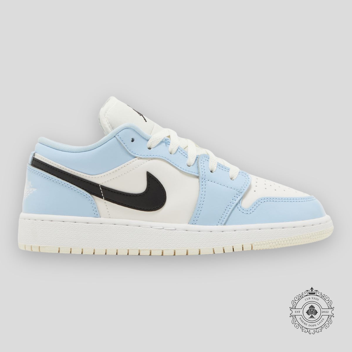 Air Jordan 1 Low GS "Ice Blue"