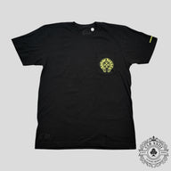 Chrome Hearts Horseshoe Logo Pocket Tee in Black / Green