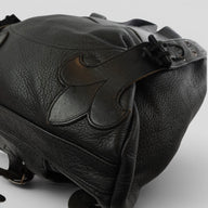 Chrome Hearts Fleur Patch Leather Gunslinger Backpack