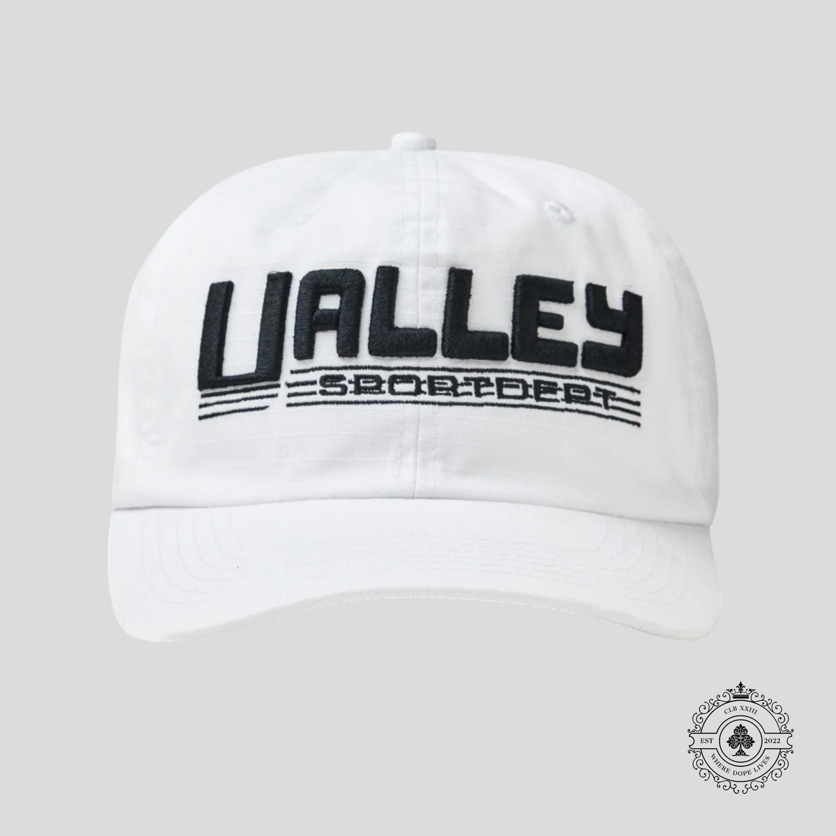 Vale Sports Dept Snapper Hat in White